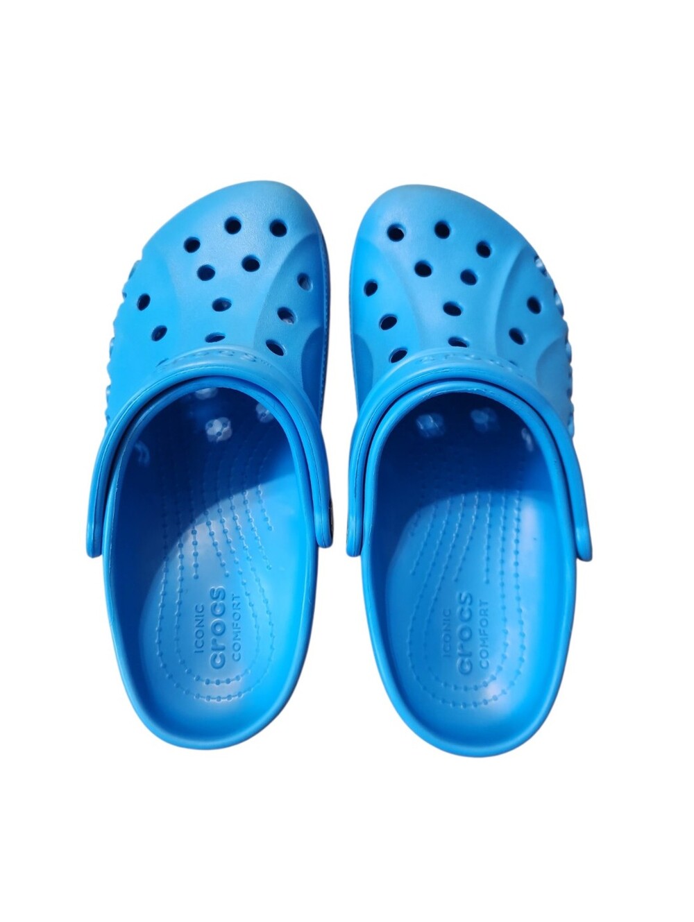 Kids Crocs Classic Clogs Blue Youth Size J5 | Lightweight Slip-On Comfort Shoes